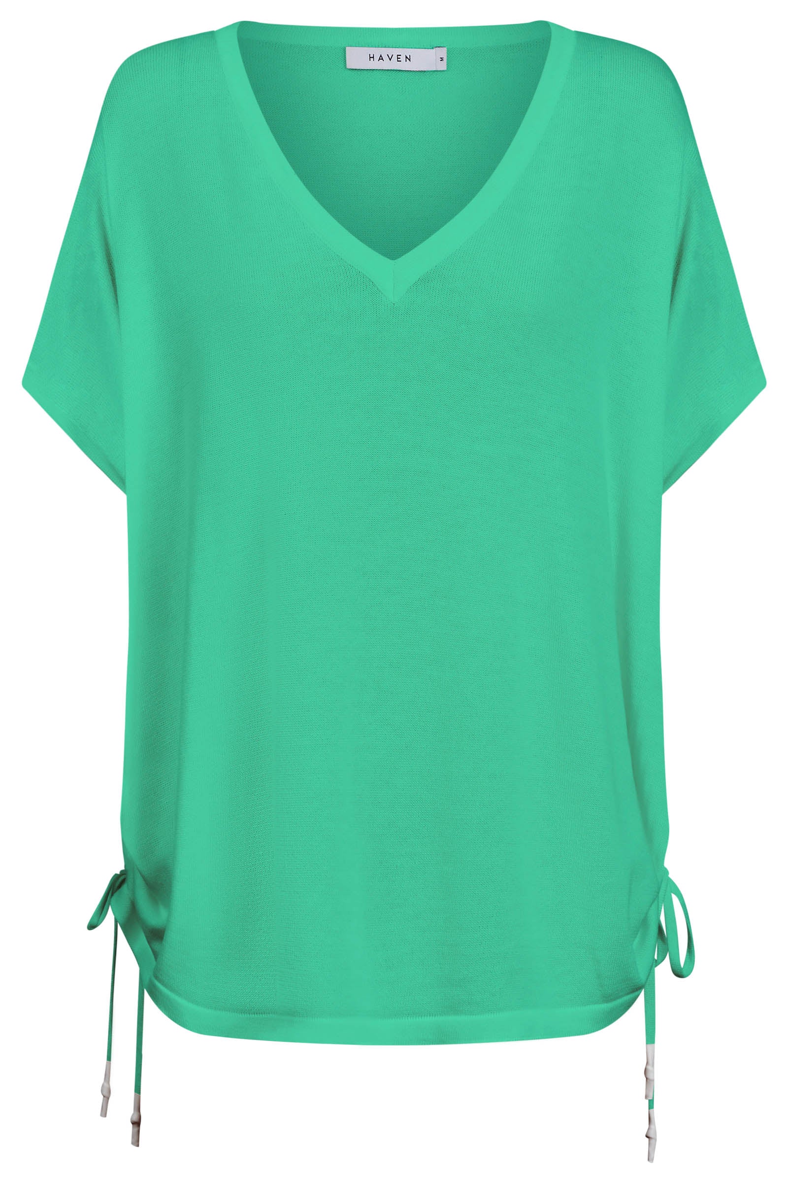 Haiti Tie Knit Top - Green