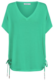 Haiti Tie Knit Top - Green