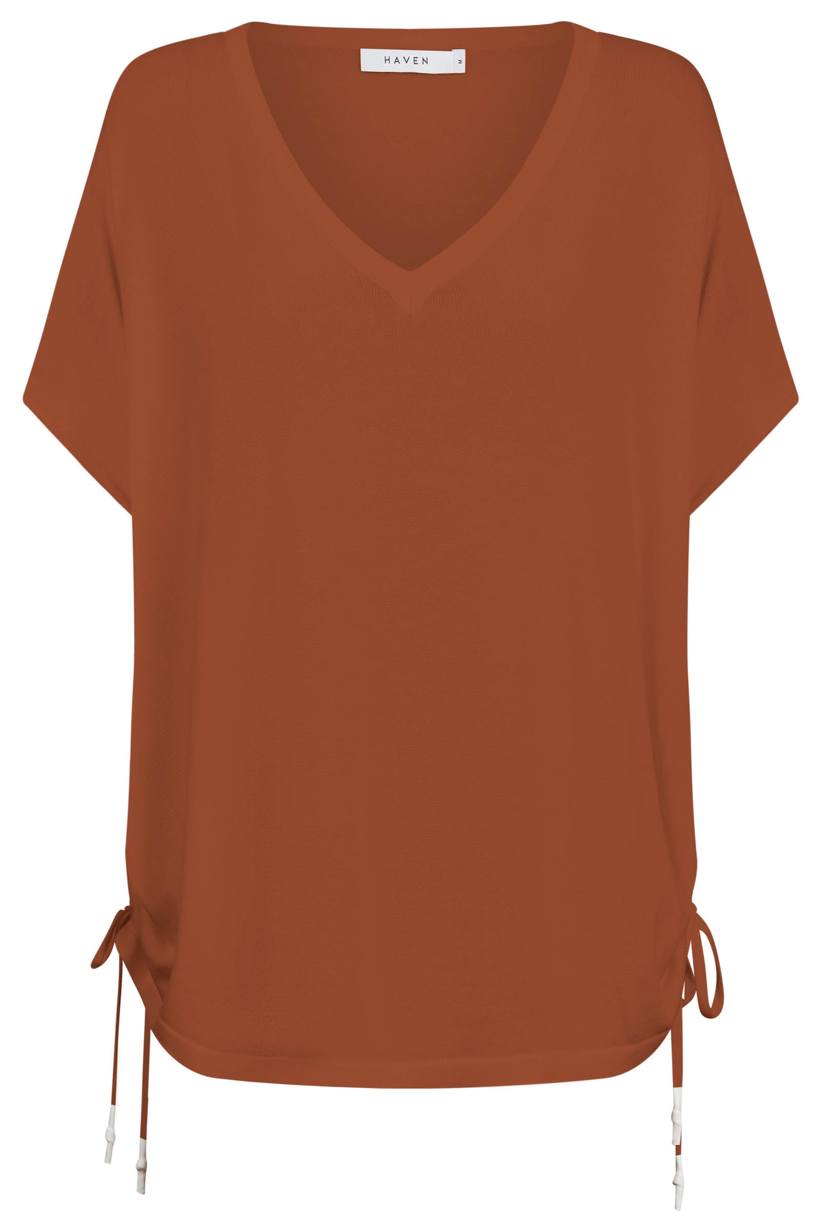 Haiti Tie Knit Top - Tan