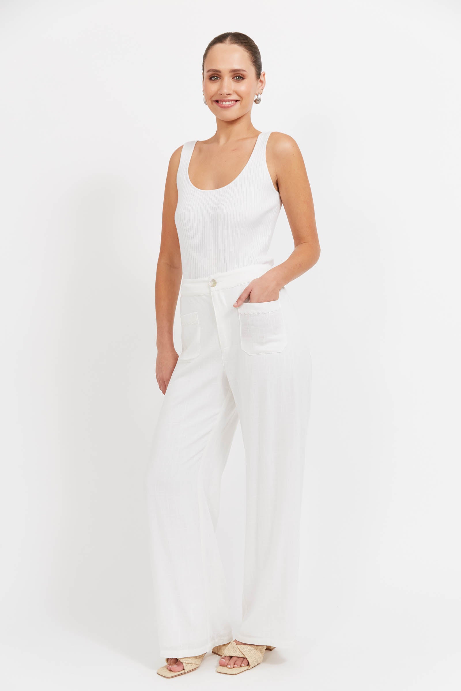 Haiti Pant - White