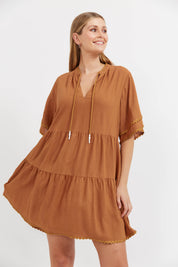 Haiti Dress - Tan