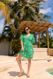 Haiti Dress - Palms