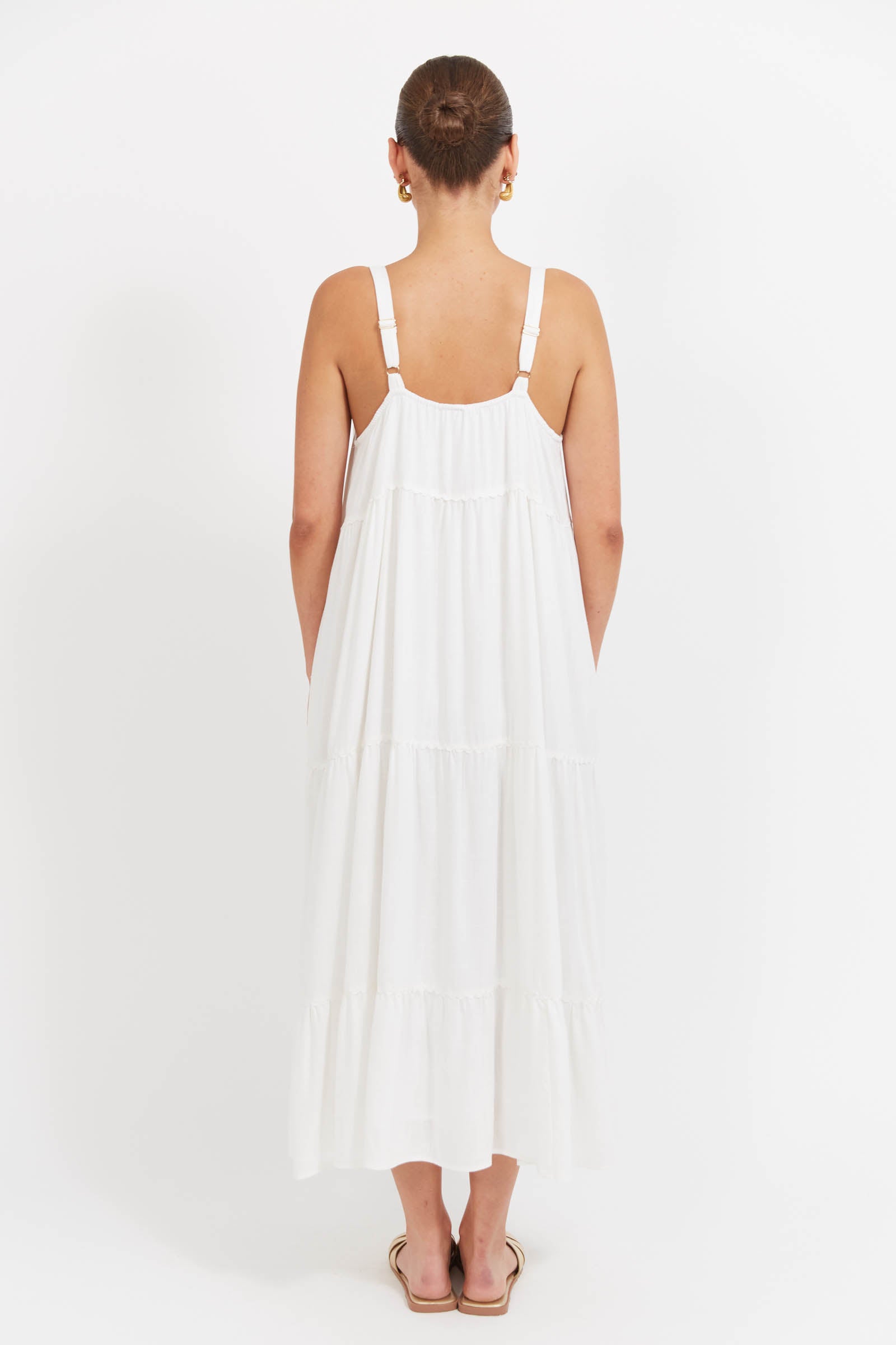 Haiti Tank Maxi Dress - White