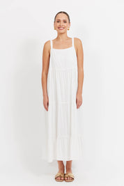 Haiti Tank Maxi Dress - White