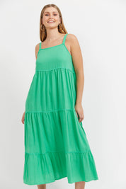 Haiti Tank Maxi Dress - Green