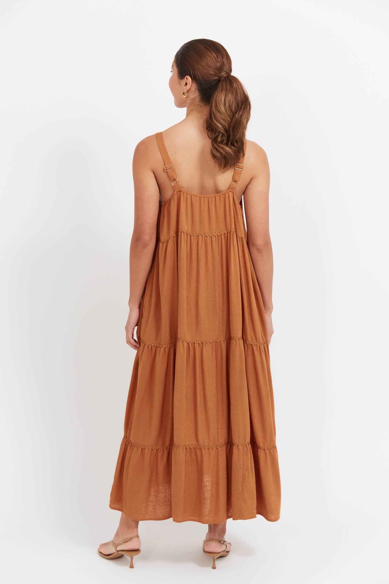 Haiti Tank Maxi Dress - Tan