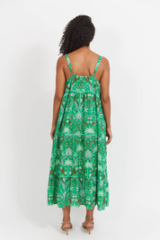 Haiti Tank Maxi Dress - Palms