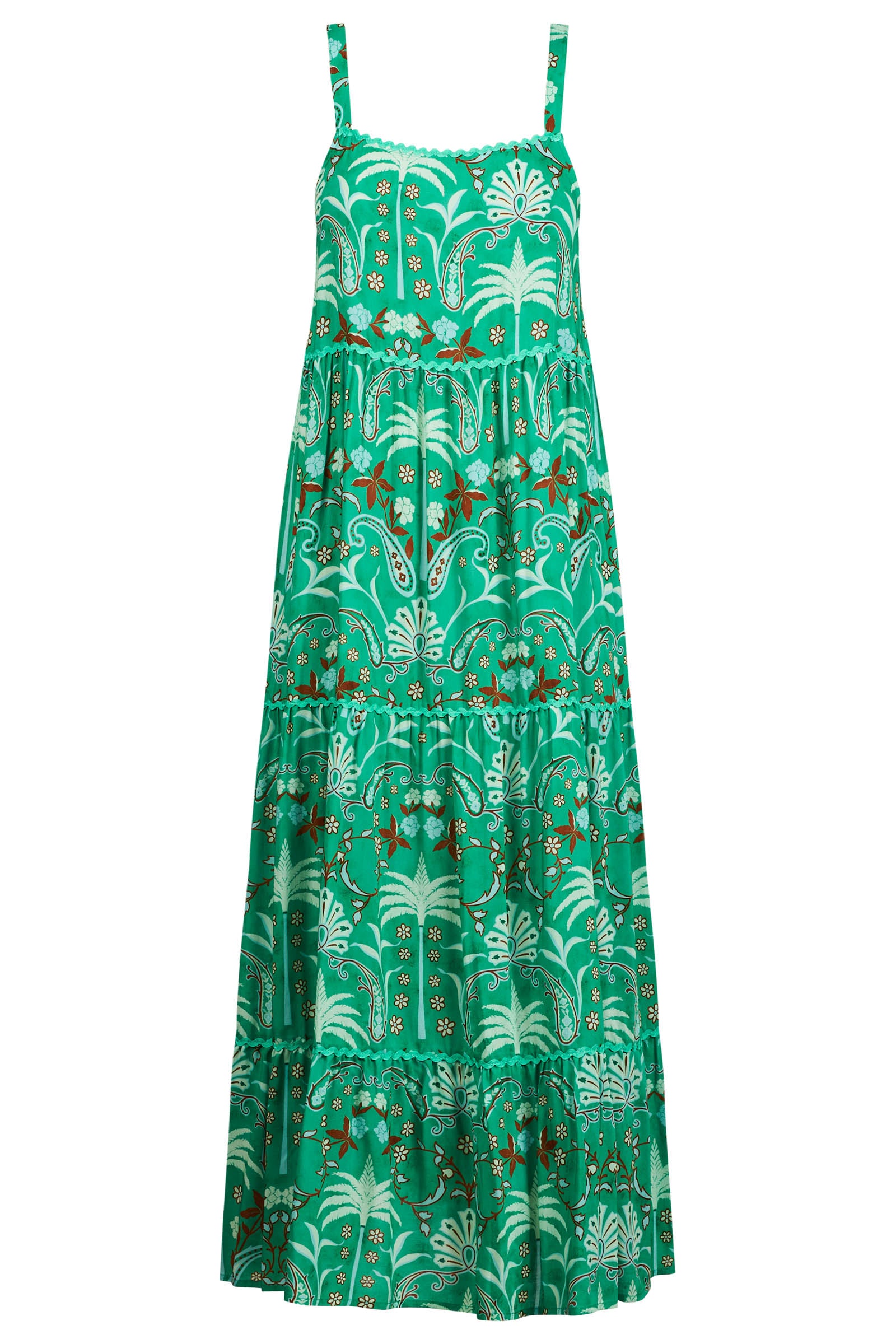 Haiti Tank Maxi Dress - Palms