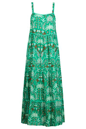 Haiti Tank Maxi Dress - Palms