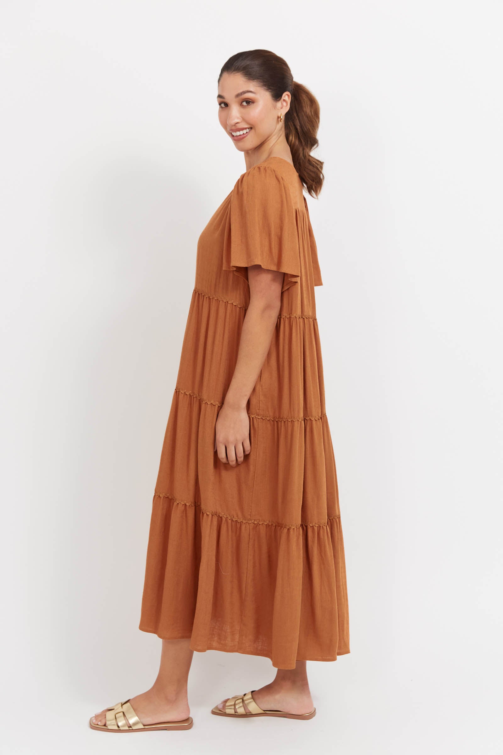 Haiti Maxi Dress - Tan