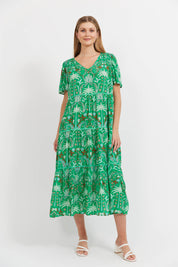 Haiti Maxi Dress - Palms