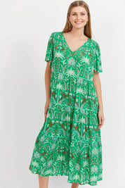 Haiti Maxi Dress - Palms