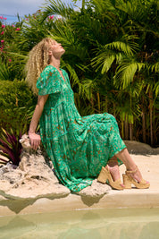 Haiti Maxi Dress - Palms