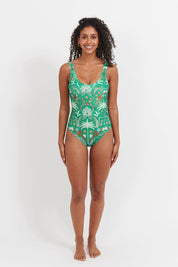 Haiti One Piece Swimsuit - Palms