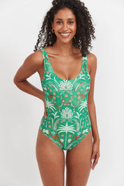 Haiti One Piece Swimsuit - Palms