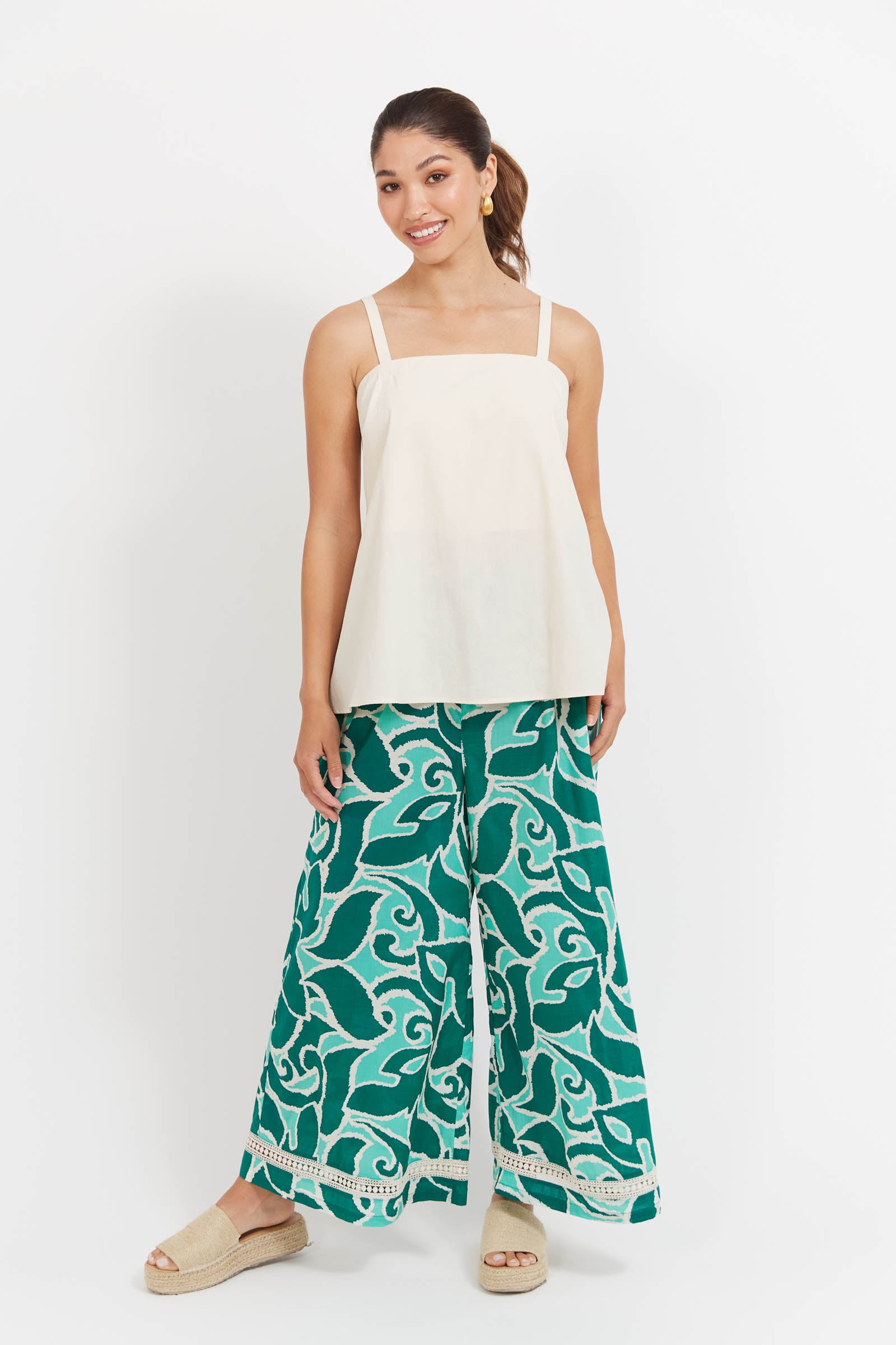 Santos Convertible Tank - Bisque