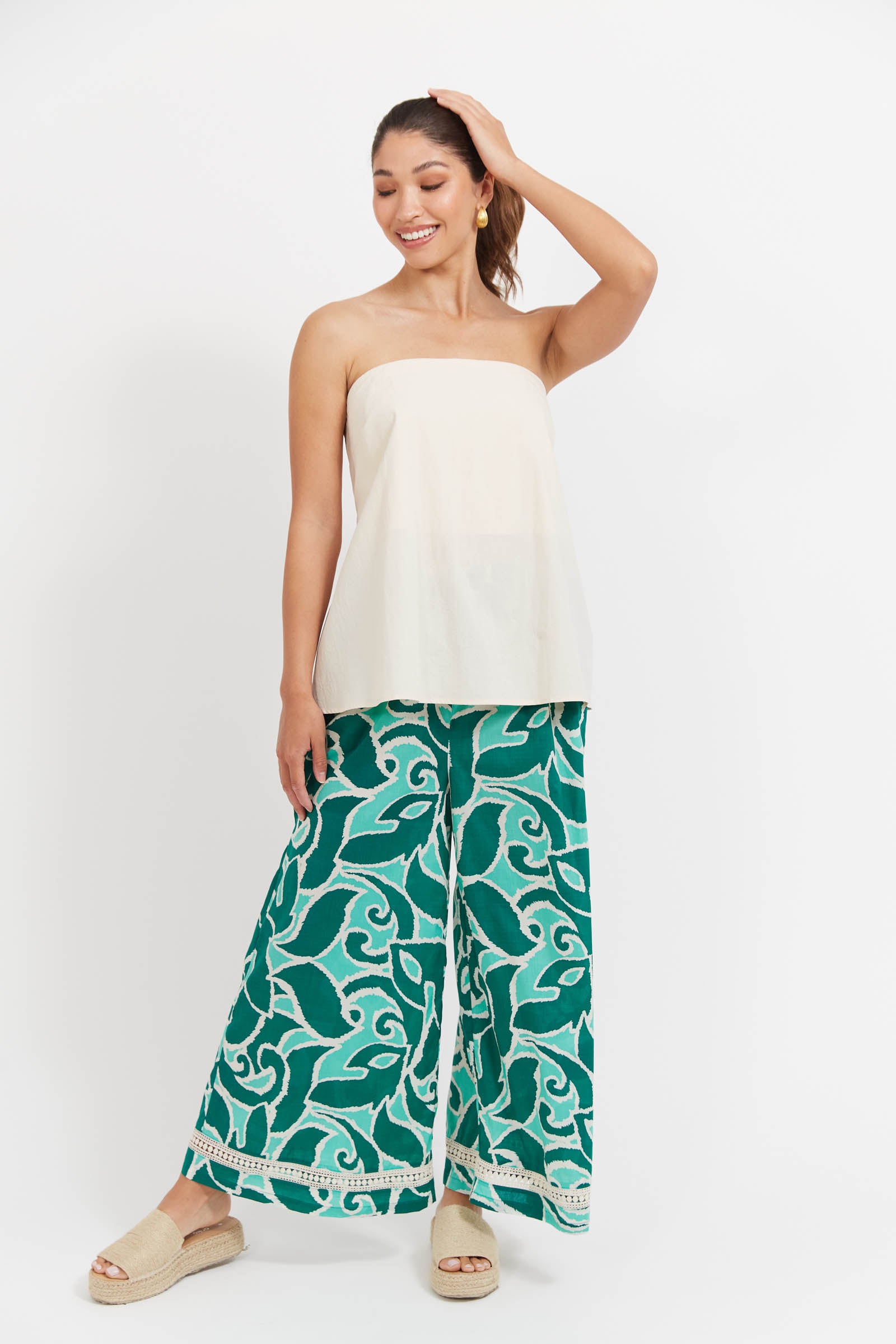 Santos Convertible Tank - Bisque