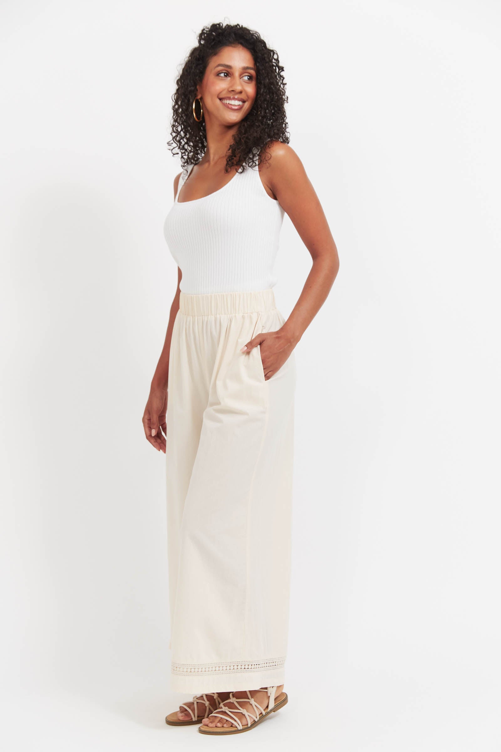 Santos Pant - Bisque