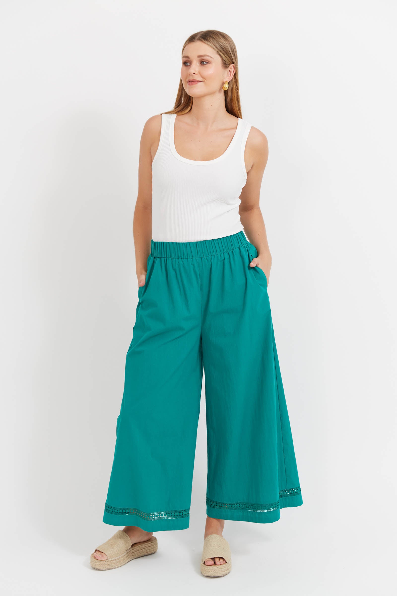 Santos Pant - Teal