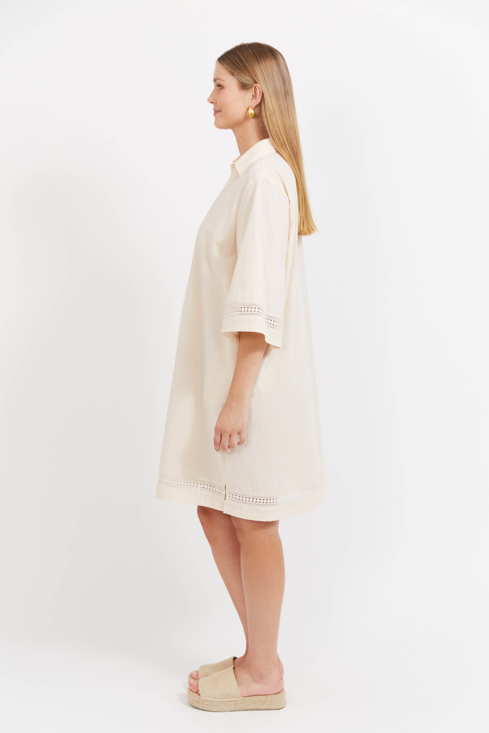 Santos Shift Dress - Bisque