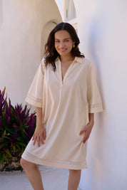 Santos Shift Dress - Bisque