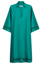 Santos Shift Dress - Teal