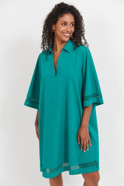 Santos Shift Dress - Teal