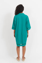 Santos Shift Dress - Teal