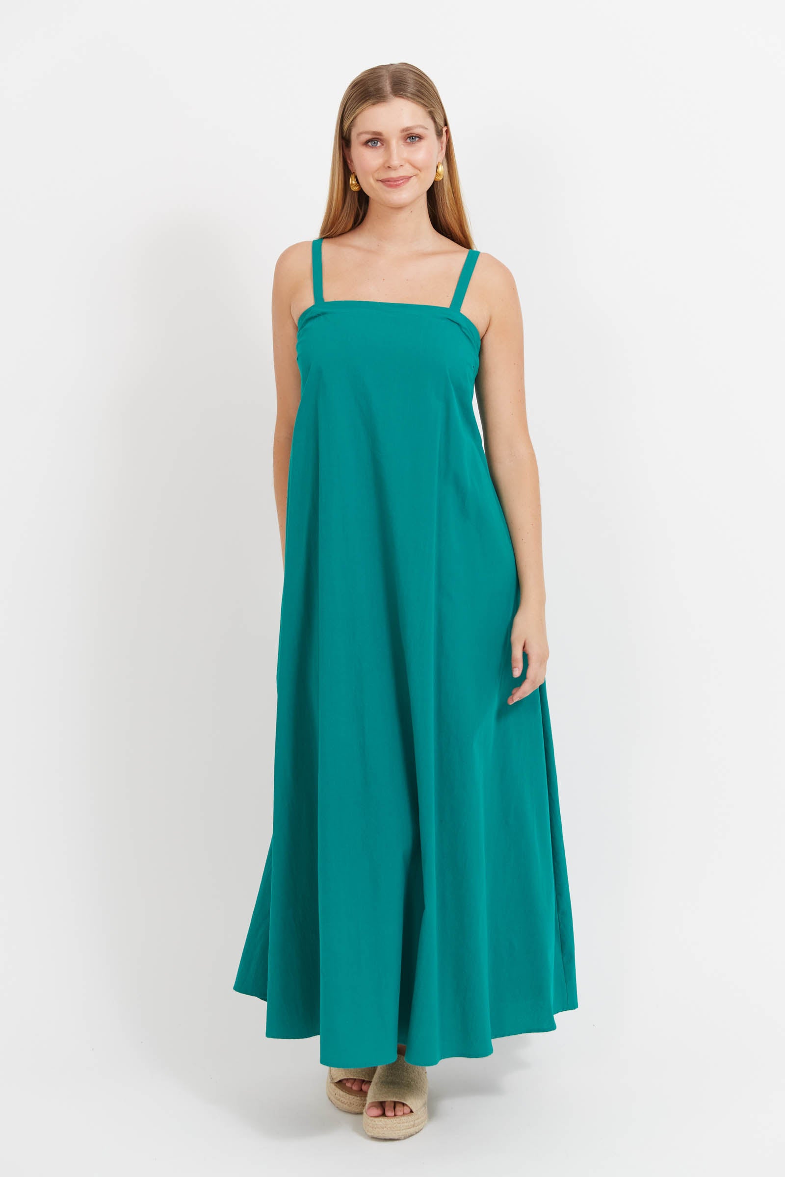 Santos Convertible Tank Maxi - Teal