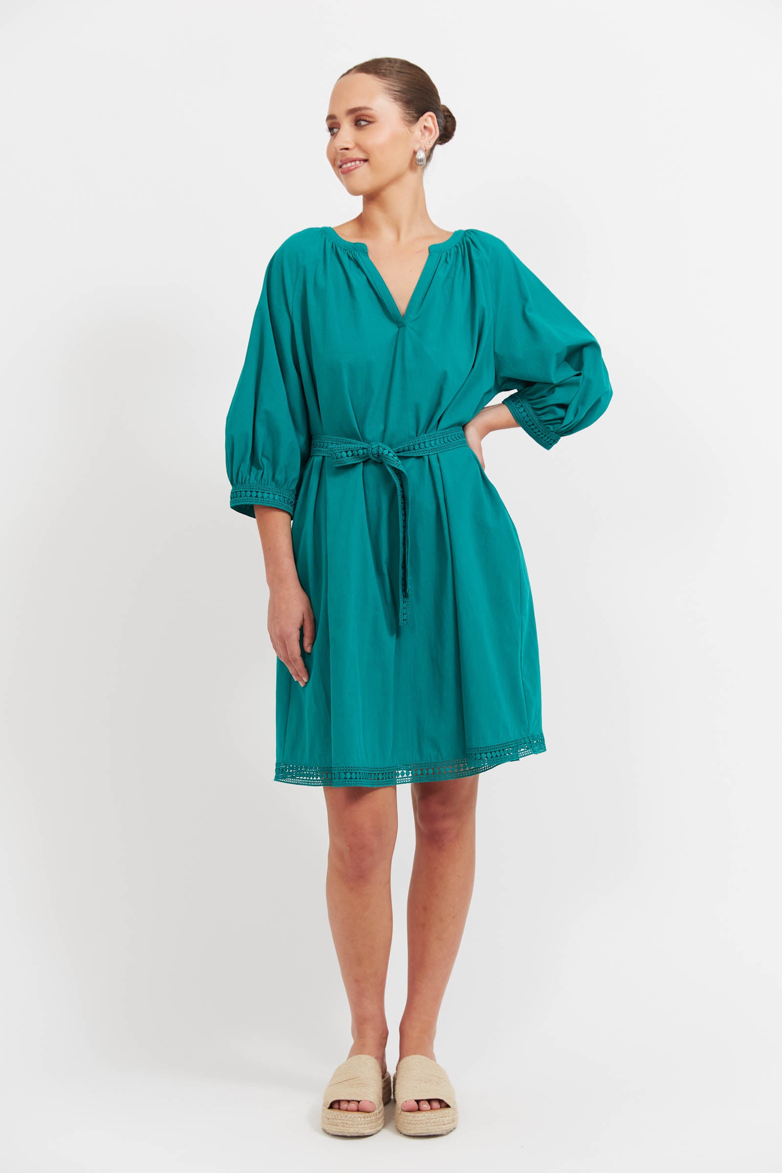 Santos Dress - Teal