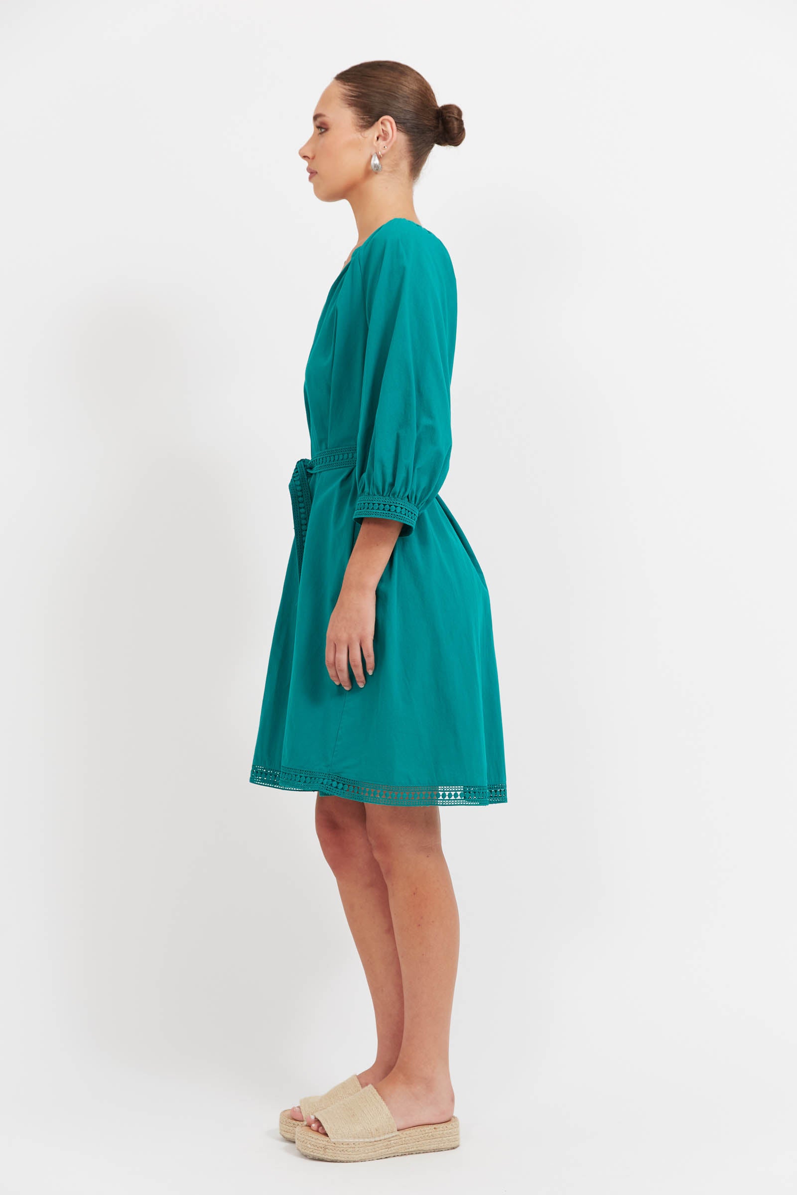 Santos Dress - Teal
