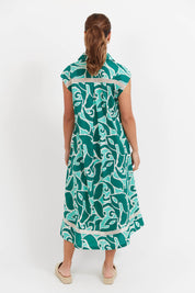 Santos Sleeveless Shirt Dress - Amazon