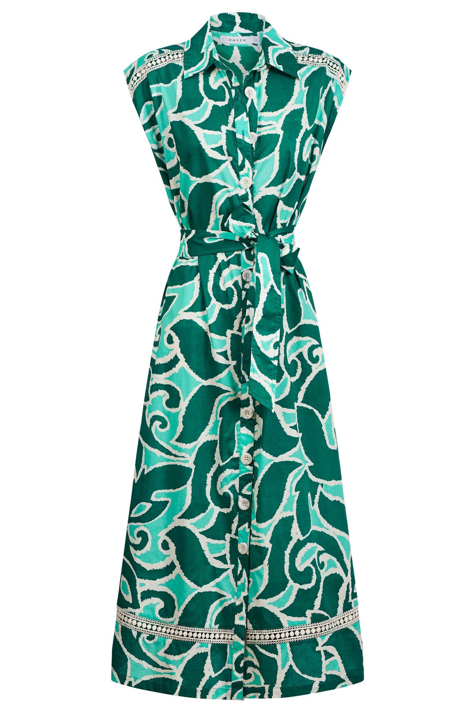 Santos Sleeveless Shirt Dress - Amazon