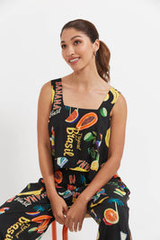 Cabana Tank - Brasil Black