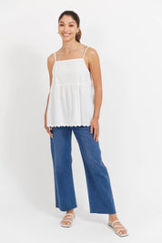 Brasilia Tank - White