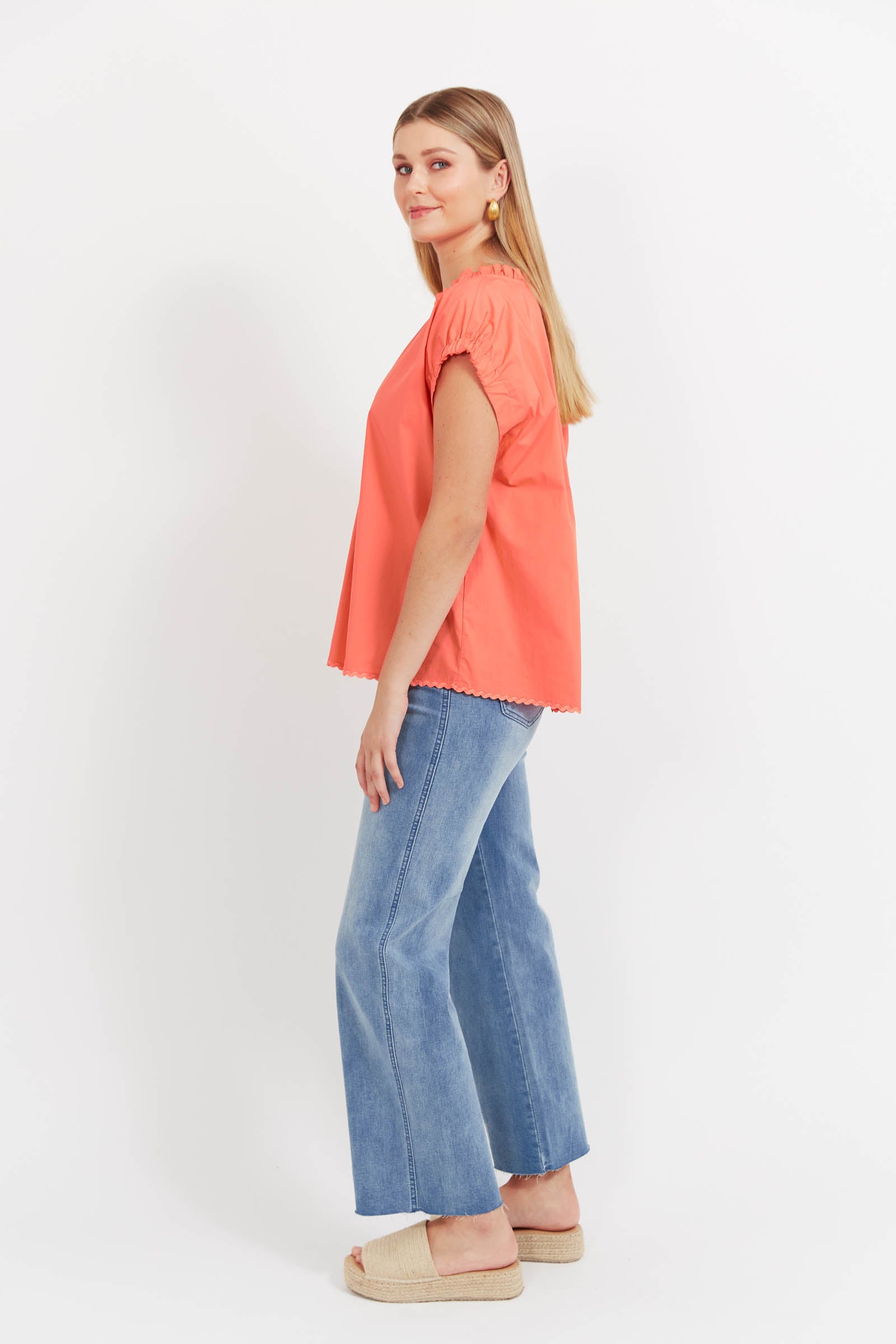 Brasilia Top - Coral
