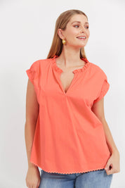 Brasilia Top - Coral