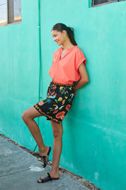 Brasilia Top - Coral