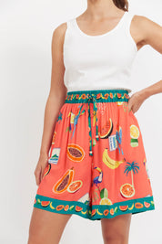 Cabana Short - Brasil Coral