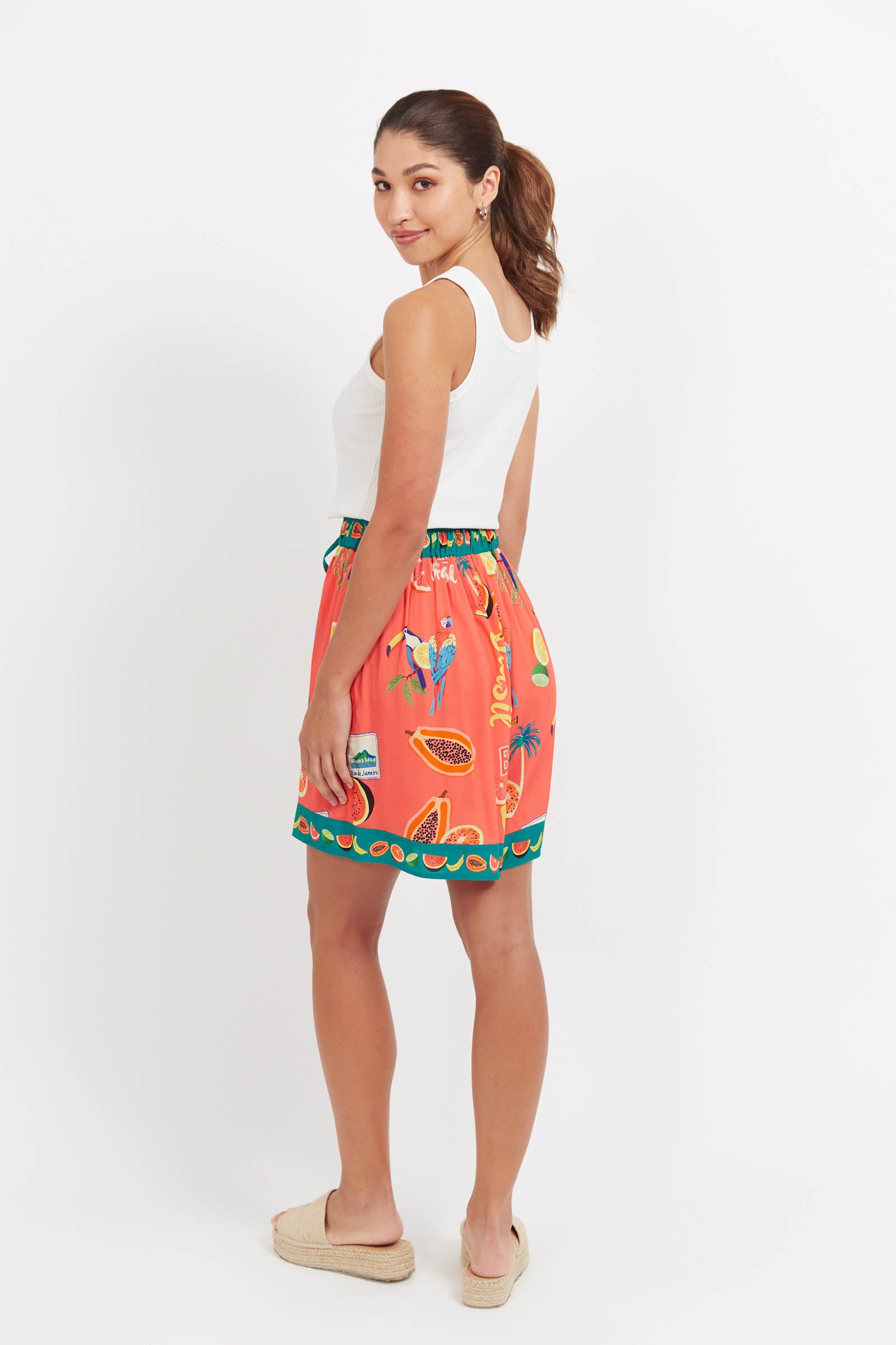 Cabana Short - Brasil Coral