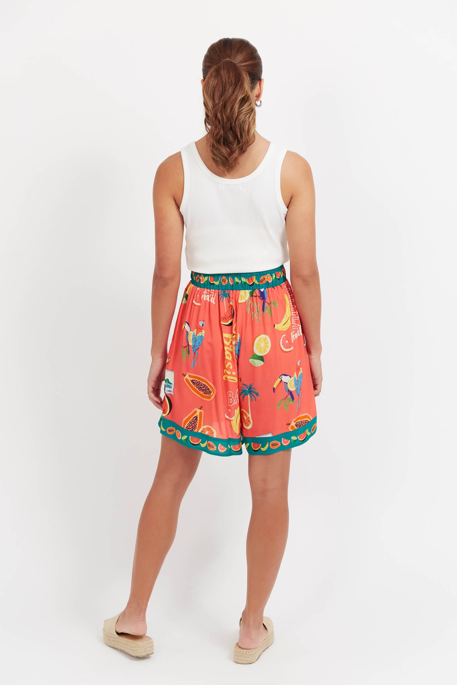 Cabana Short - Brasil Coral