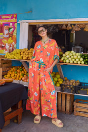 Cabana Pant - Brasil Coral