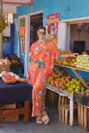 Cabana Pant - Brasil Coral