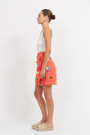 Cabana Mini Skirt - Brasil Coral