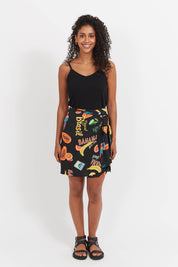 Cabana Mini Skirt - Brasil Black