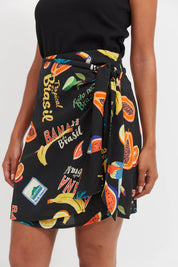 Cabana Mini Skirt - Brasil Black