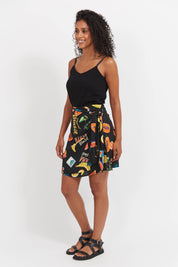 Cabana Mini Skirt - Brasil Black