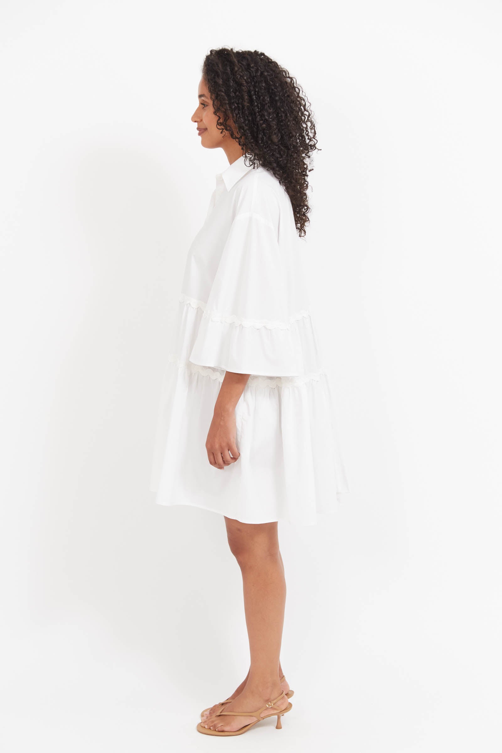 Brasilia Relaxed Dress - White
