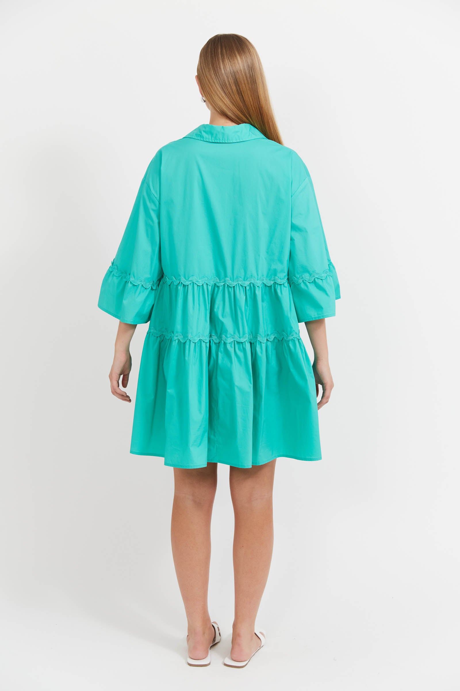 Brasilia Relaxed Dress - Mint