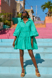 Brasilia Relaxed Dress - Mint